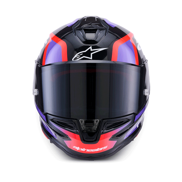 Alpinestars - SR7 Lumen Black/Red/Purple Helmet