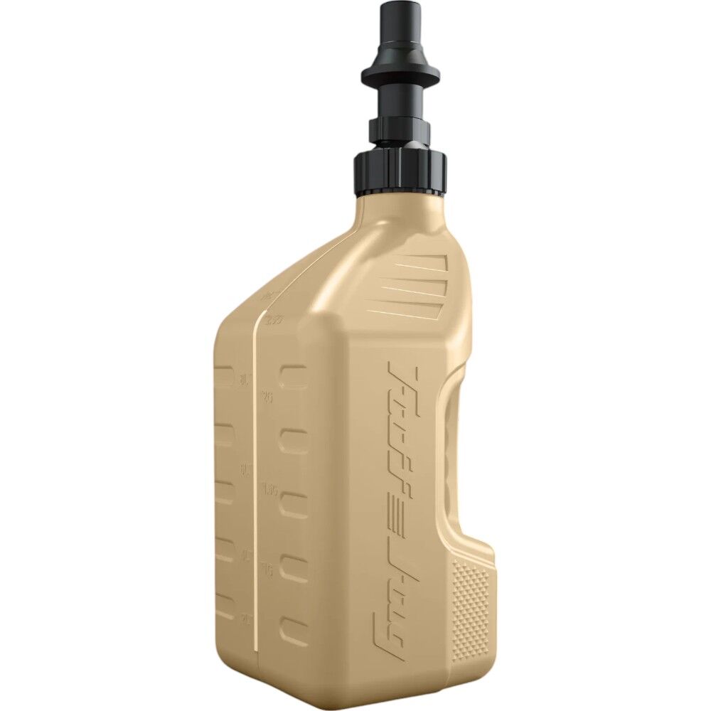 Tuff Jug - 10L Desert Tan With Black Ripper Cap Fuel Can