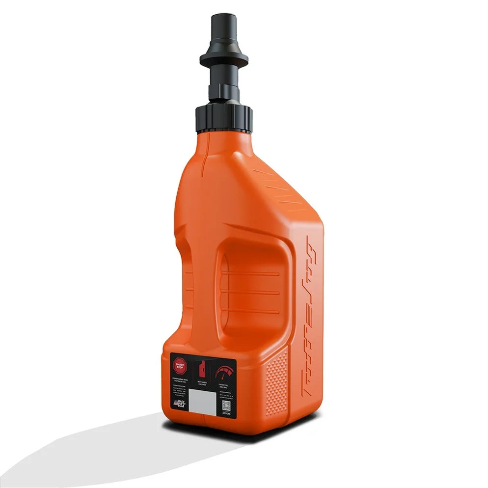 Tuff Jug - 10L Orange With Black Ripper Cap Fuel Can