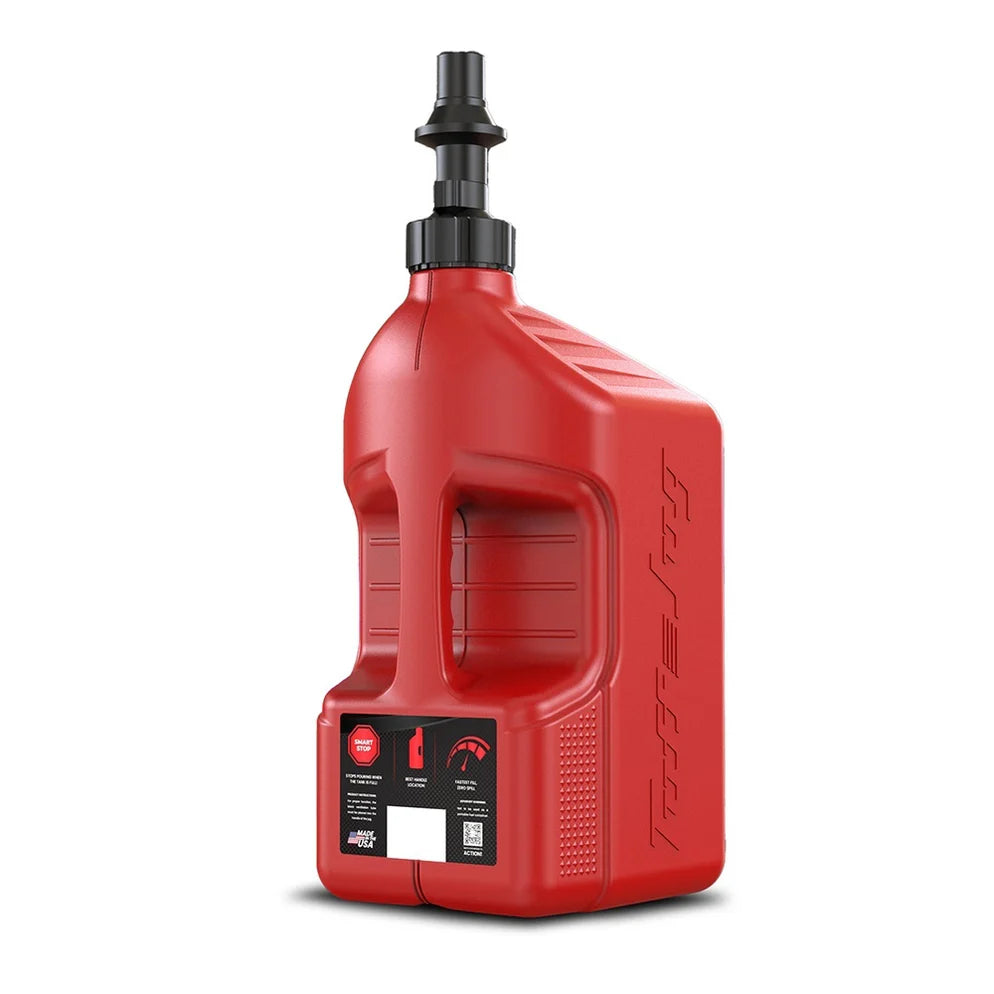 Tuff Jug - 20L Red With Black Ripper Cap Fuel Can