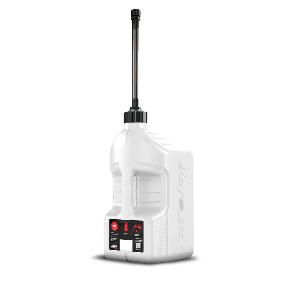 Tuff Jug - 20L White With Flexible Spout Fuel Can