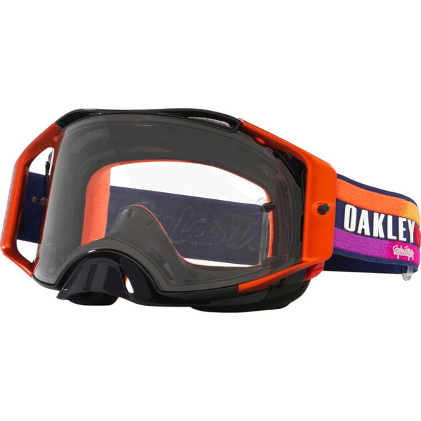 Oakley - TLD Navy Sunrise Clear Lens Goggle