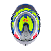 Alpinestars - SR7 Lumen Grey/Blue/Yellow/Pink Helmet