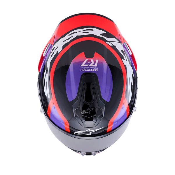 Alpinestars - SR7 Lumen Black/Red/Purple Helmet