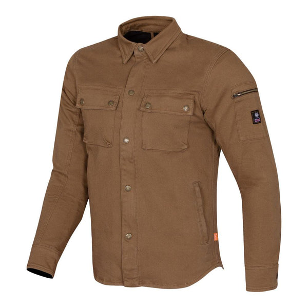 Merlin - Utility Brody Camel Shirt