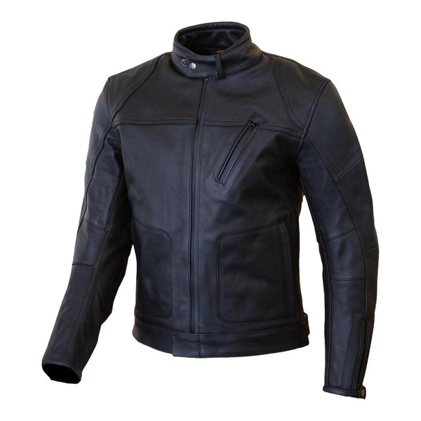 Merlin - Gable WP Leather Black Jacket