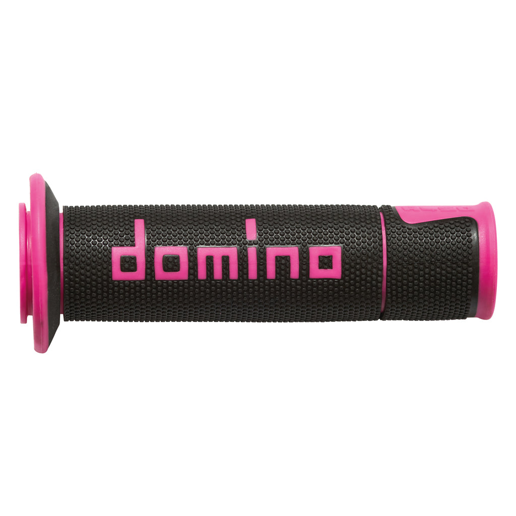 Domino - A450 Black/Pink Road Grips