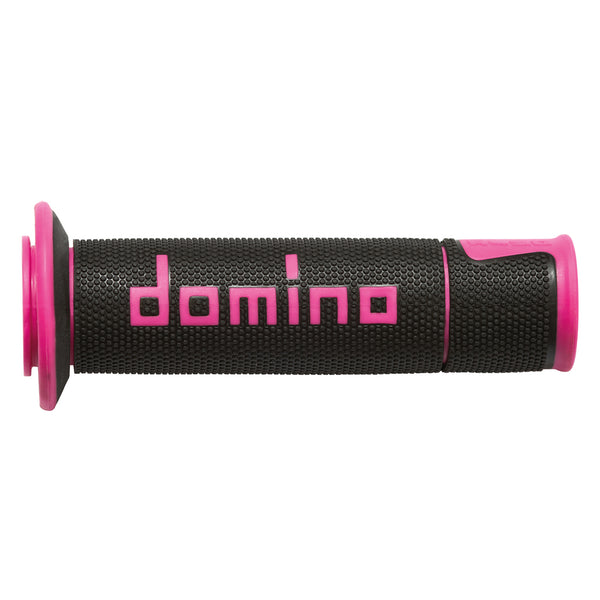 Domino - A450 Black/Pink Road Grips
