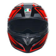 AGV - K3 Compound Black/Red Helmet