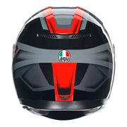 AGV - K3 Compound Black/Red Helmet