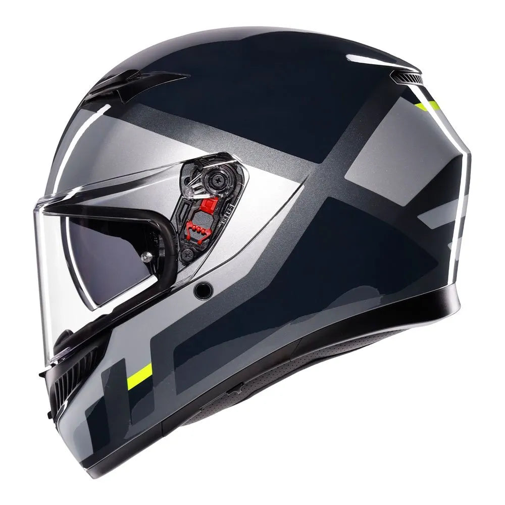 AGV - K3 Shade Black/Grey/Yellow Helmet