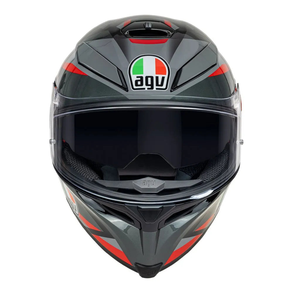 agv k5 diapason red AGV - K5 S Plasma Grey/Black/Red Helmet