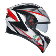 AGV - K5 S Plasma White/Black/Red Helmet