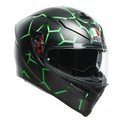 AGV - K5 S Vulcanum Black/Green Helmet