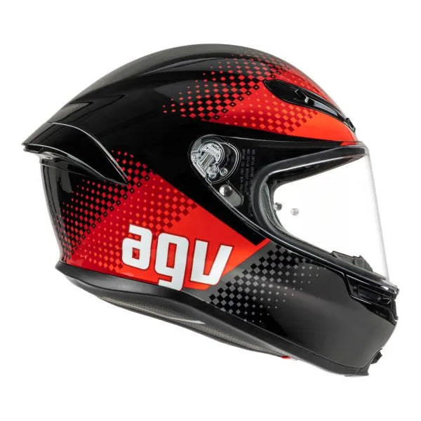 AGV - K6 S Fision Black/Red Helmet