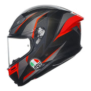 AGV - K6 S Slashcut Black/Red Helmet