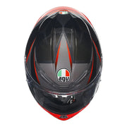 AGV - K6 S Slashcut Black/Red Helmet