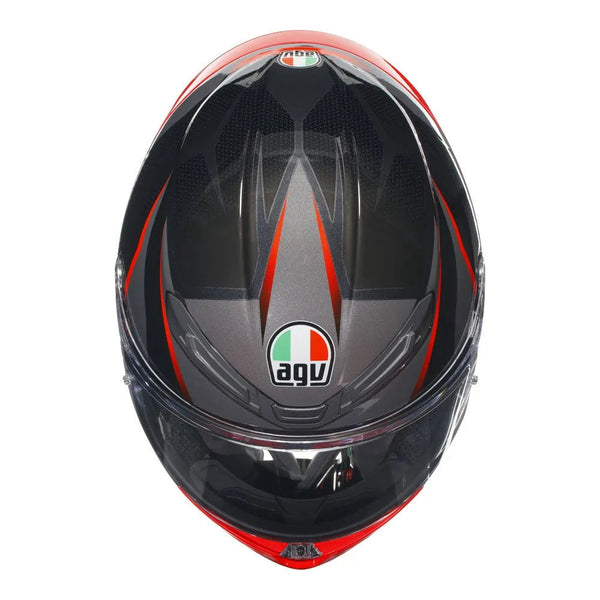 AGV - K6 S Slashcut Black/Red Helmet