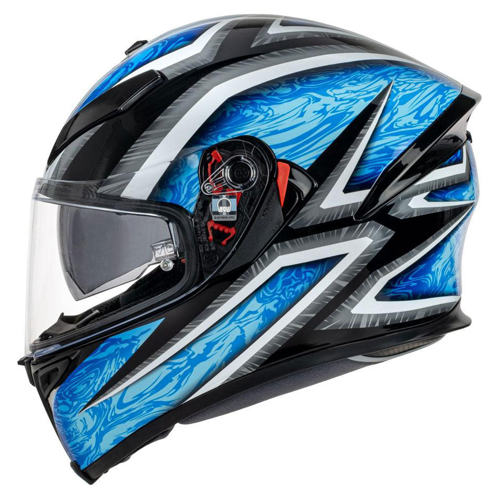 agv k5 hurricane blue AGV - K5 S SMU Kunai Black/Blue Helmet