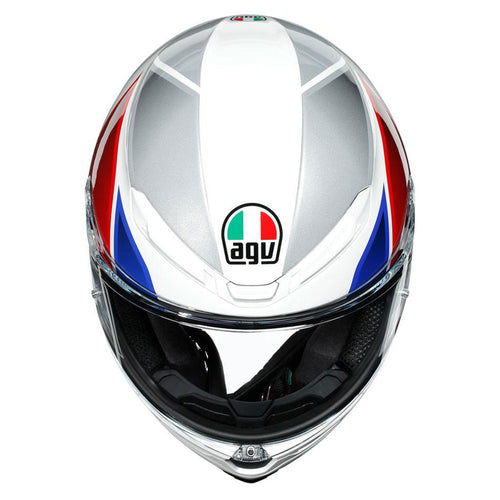 AGV - K-6 Hyphen White/Red/Blue Helmet