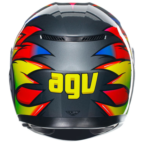 AGV - 2024 K3 Birdy 2.0 Grey/Yellow/Red Helmet