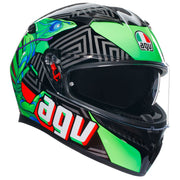 AGV - K3 Kamaleon Black/Red/Green Helmet