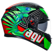 AGV - K3 Kamaleon Black/Red/Green Helmet