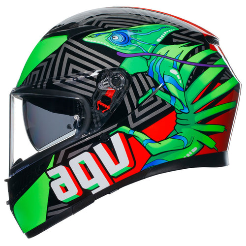 AGV - 2024 K3 Kamaleon Black/Red/Green Helmet