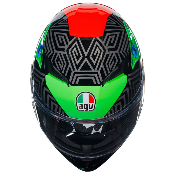 AGV - K3 Kamaleon Black/Red/Green Helmet