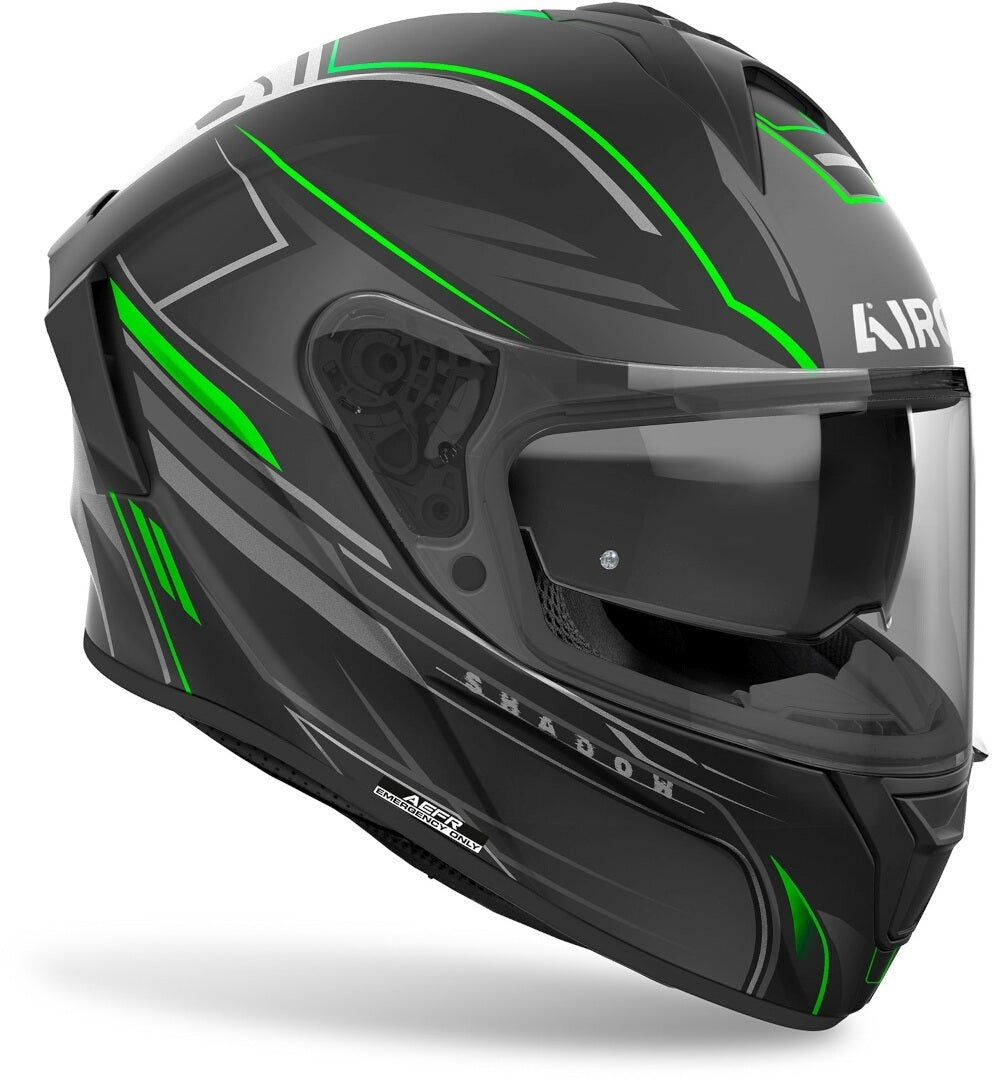 Airoh - Spark 2 Shadow Black/Green Helmet