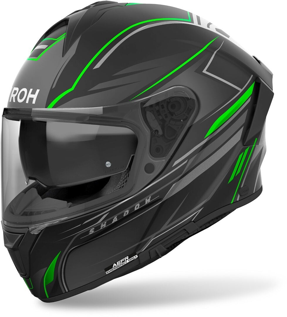 airoh green helmet Airoh - Spark 2 Shadow Black/Green Helmet