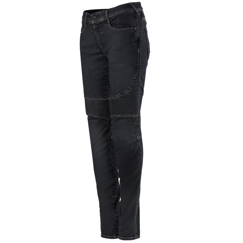 Alpinestars - Callie Womens Black Waxed Riding Jeans