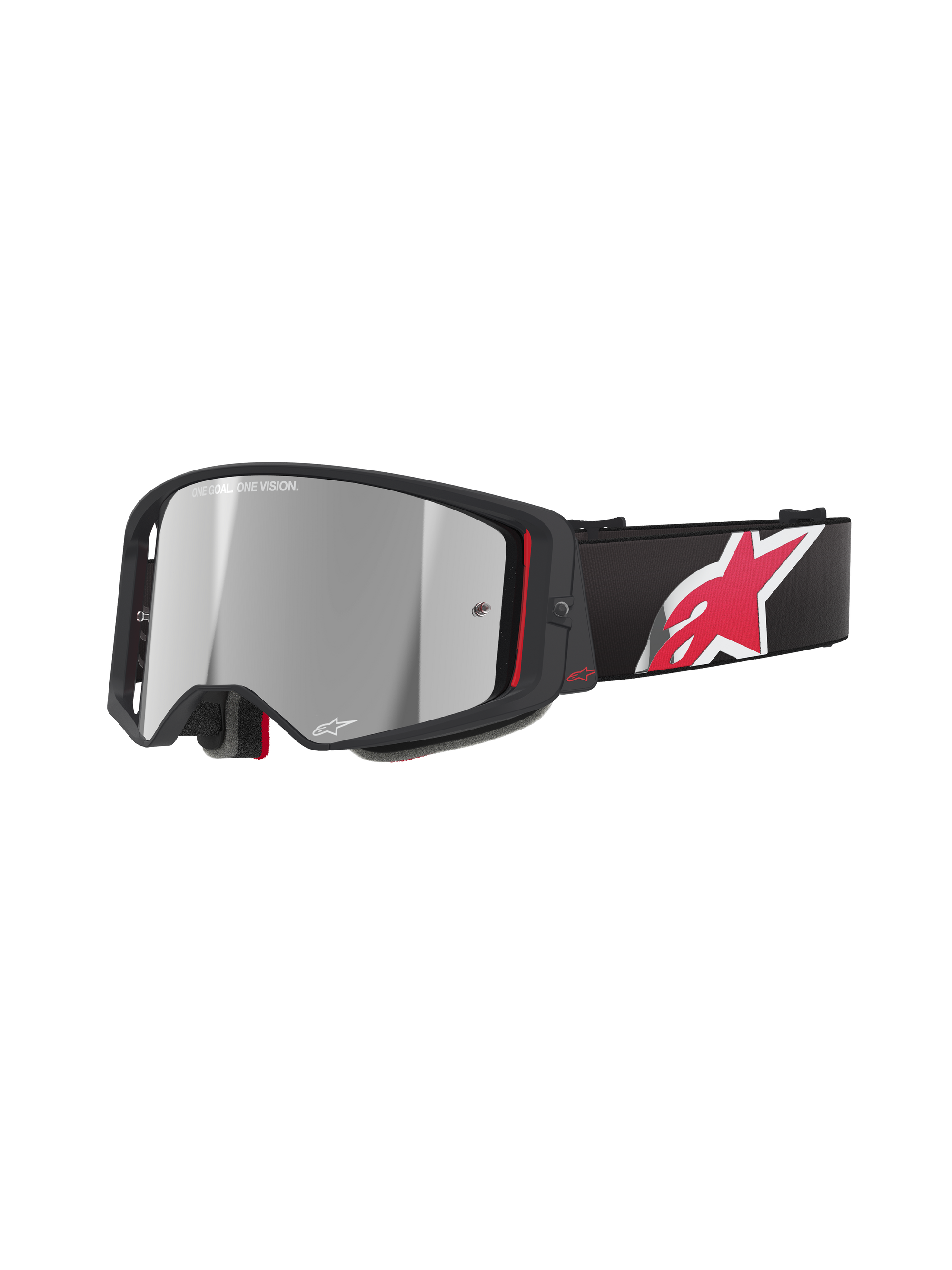 Alpinestars - Supertech Corp Black/Red Mirror Lens Goggle