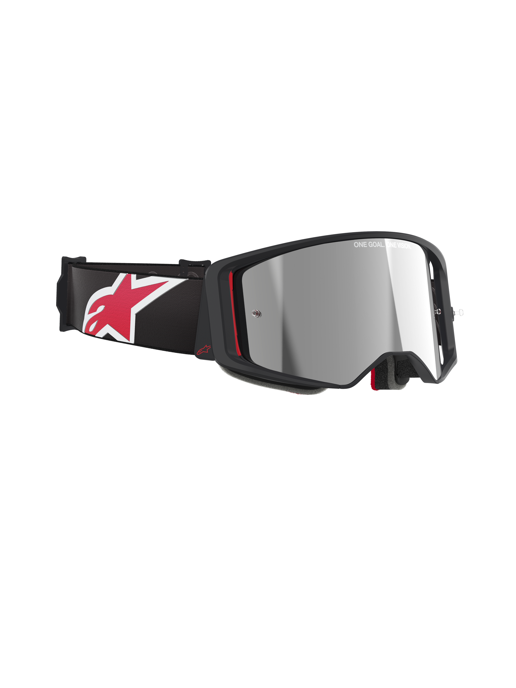 Alpinestars - Supertech Corp Black/Red Mirror Lens Goggle