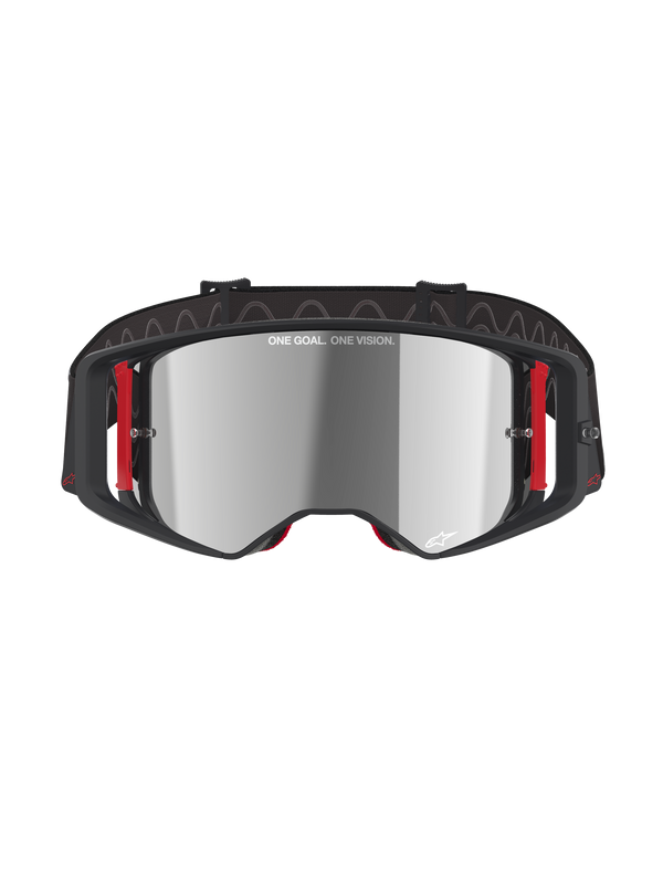 Alpinestars - Supertech Corp Black/Red Mirror Lens Goggle