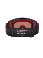 Alpinestars - Supertech Corp Black/Red Mirror Lens Goggle