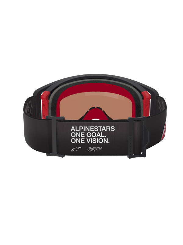 Alpinestars - Supertech Corp Black/Red Mirror Lens Goggle