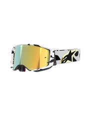 Alpinestars - Supertech Corp White/Gold Mirror Lens Goggle