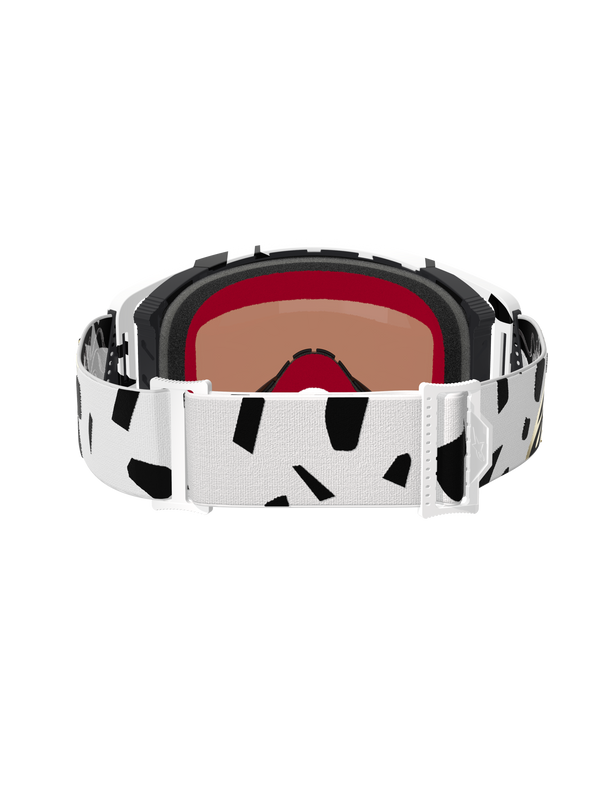 Alpinestars - Supertech Corp White/Gold Mirror Lens Goggle