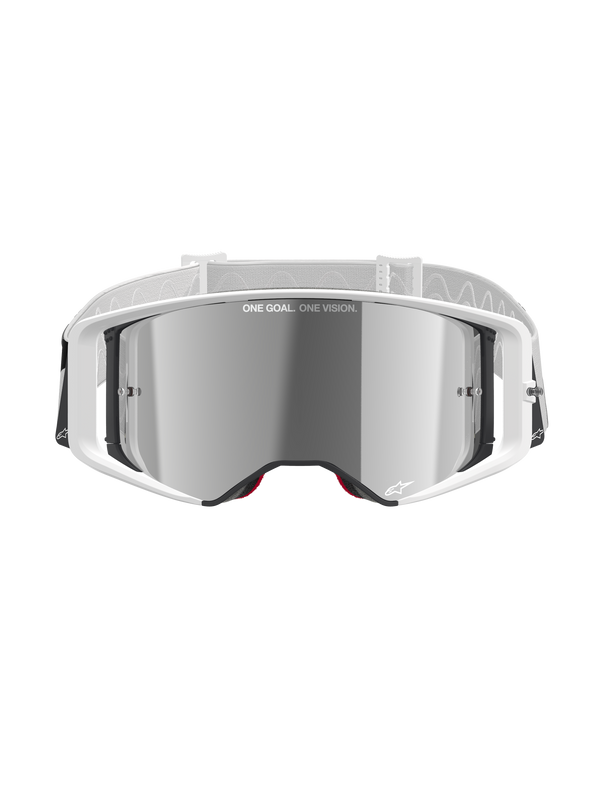 Alpinestars - Supertech Corp White Mirror Lens Goggle