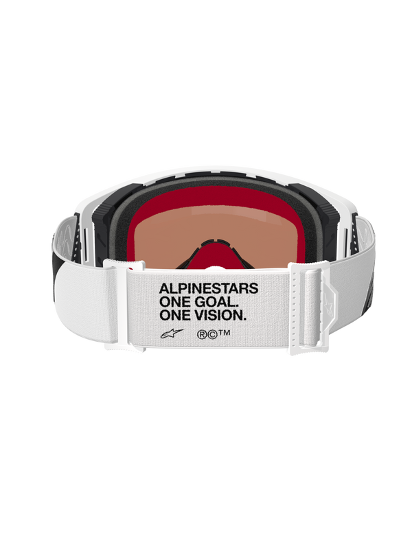 Alpinestars - Supertech Corp White Mirror Lens Goggle