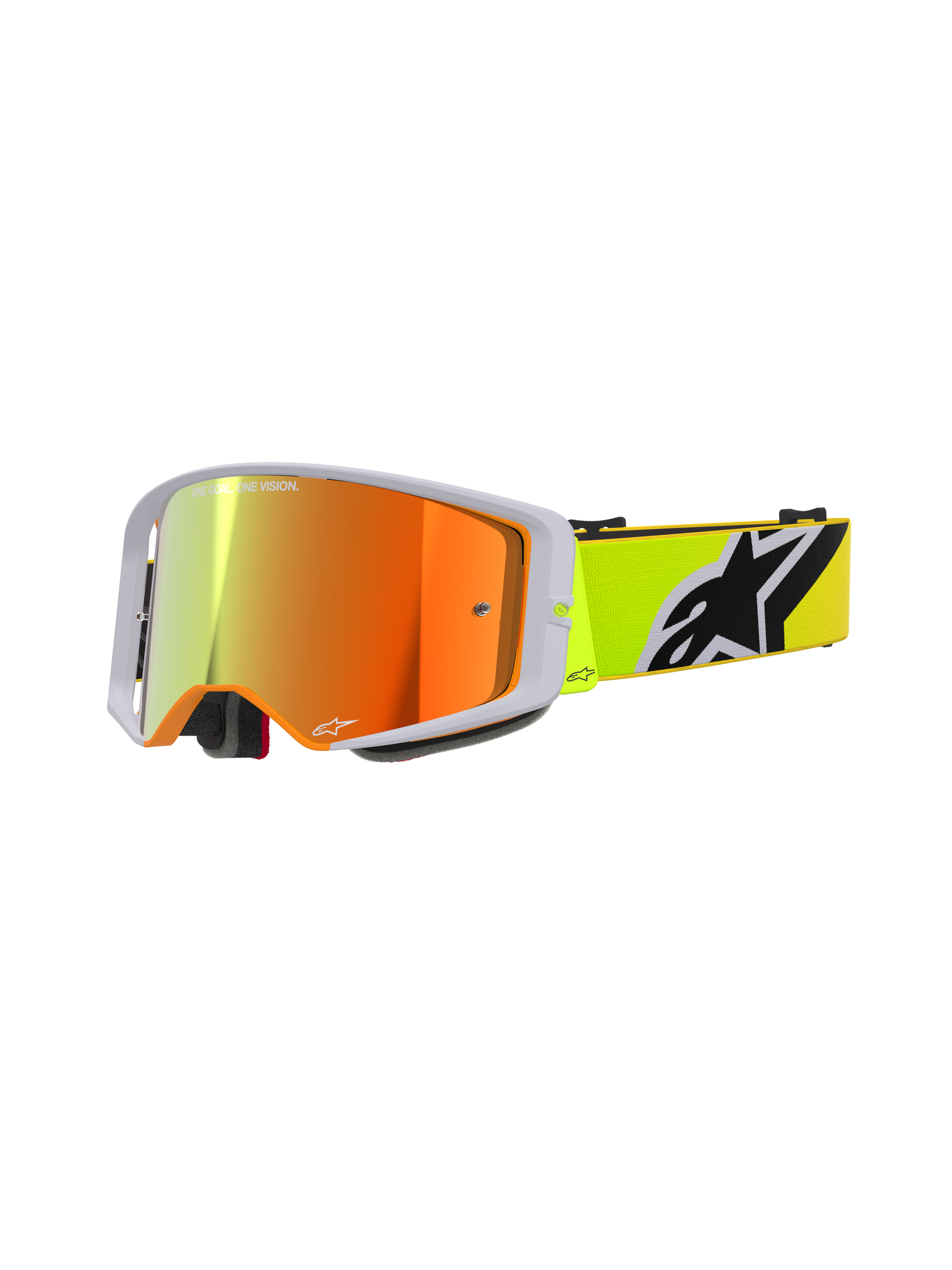 Alpinestars - Supertech Corp Yellow/Grey Mirror Lens Goggle