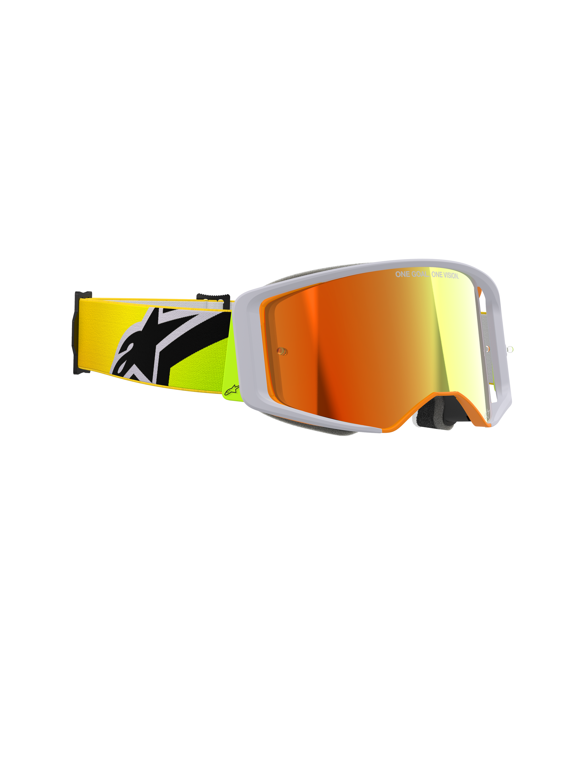 Alpinestars - Supertech Corp Yellow/Grey Mirror Lens Goggle