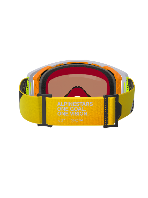 Alpinestars - Supertech Corp Yellow/Grey Mirror Lens Goggle