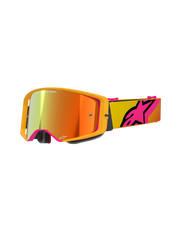 Alpinestars - Supertech Corp Yellow/Pink Mirror Lens Goggle