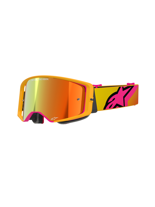 Alpinestars - Supertech Corp Yellow/Pink Mirror Lens Goggle