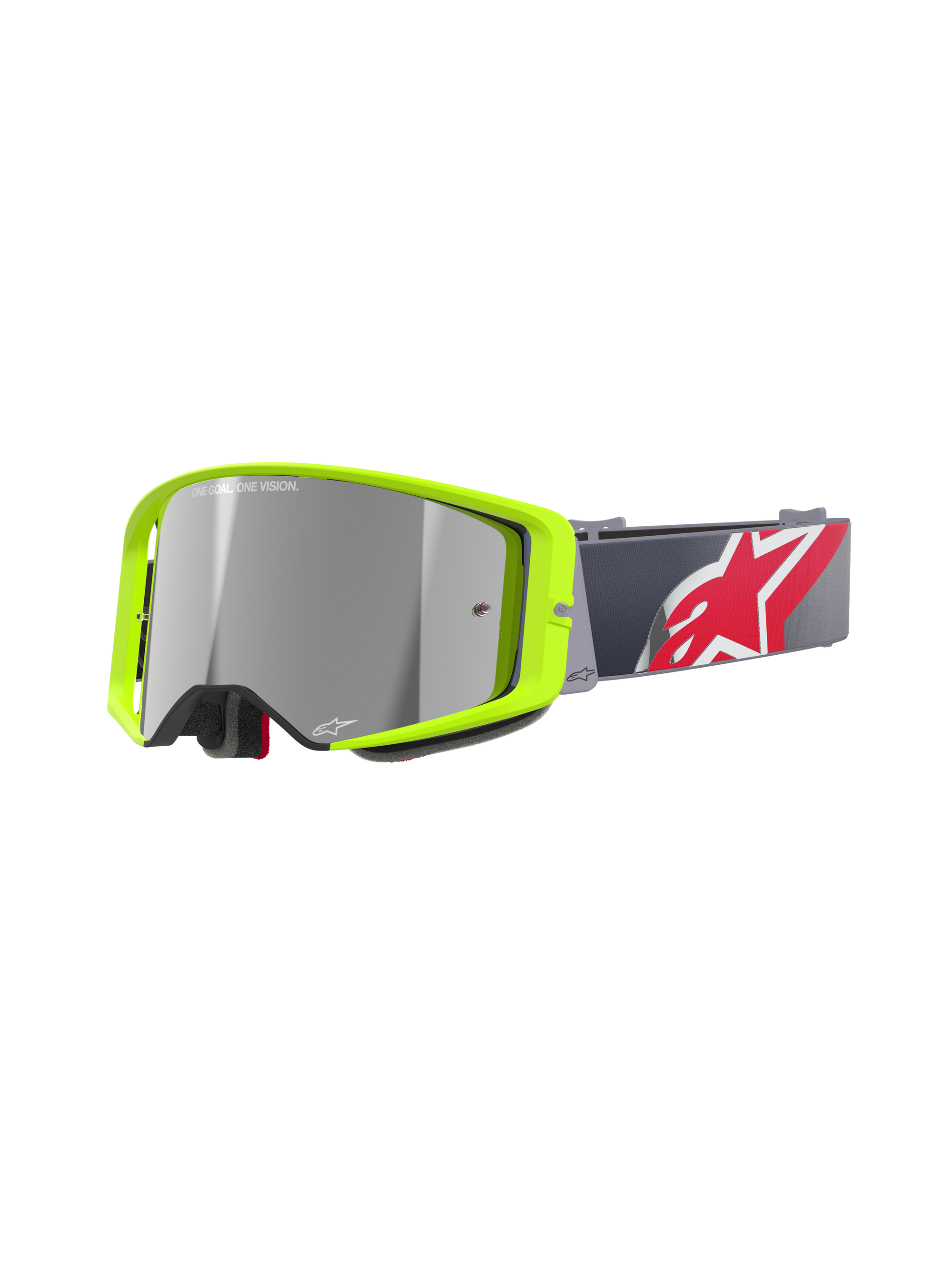 Alpinestars - Supertech Corp Yellow/Red Mirror Lens Goggle