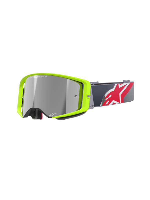 Alpinestars - Supertech Corp Yellow/Red Mirror Lens Goggle
