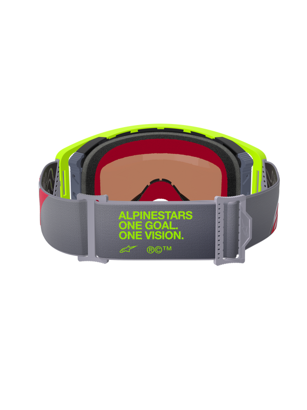 Alpinestars - Supertech Corp Yellow/Red Mirror Lens Goggle