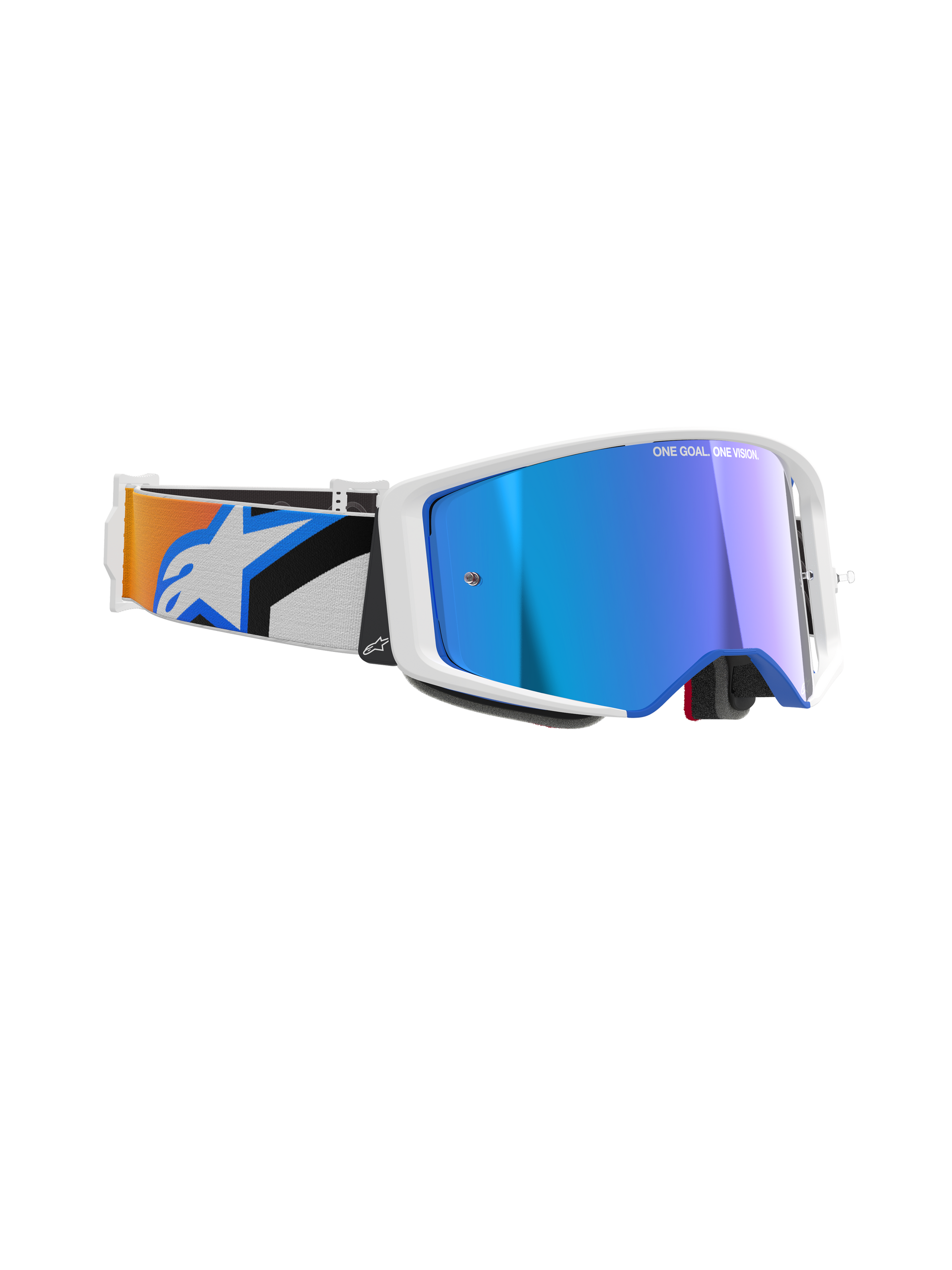 Alpinestars - Supertech Corp Bue/Orange Mirror Lens Goggle